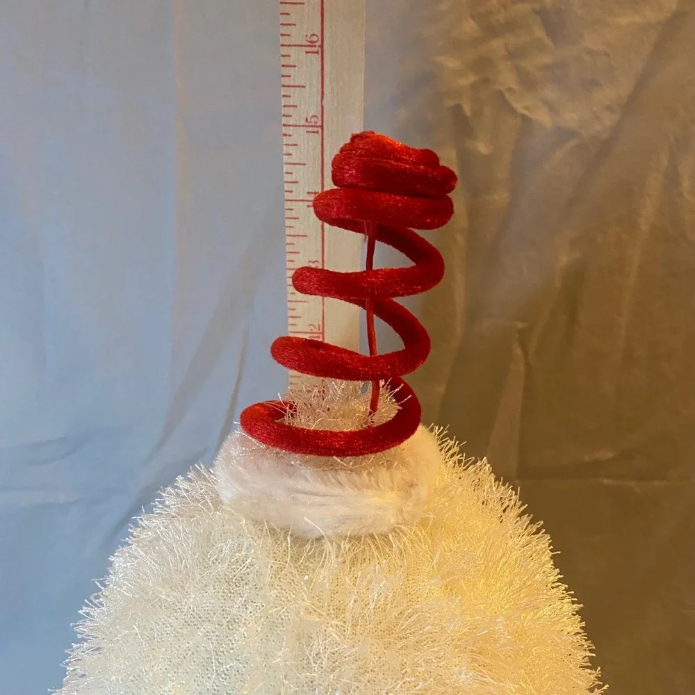 Dan Dee Collectors Choice White Christmas Musical‎ Animated Hat Tree Light Up